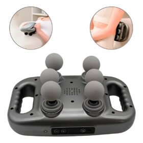 Massageador Corporal Elétrico Aparelho Muscular 6 Cabeças