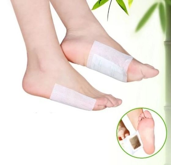 Kit 10 Adesivos Eliminador de Toxinas Detox Natural Pés
