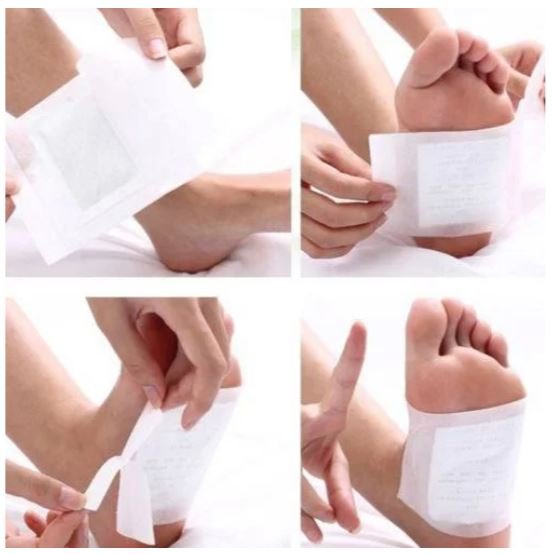 Kit 10 Adesivos Eliminador de Toxinas Detox Natural Pés - Imagem 2