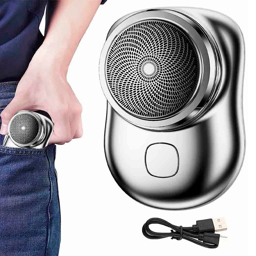 Barbeador Elétrico Portátil Recarregável - Imagem 3