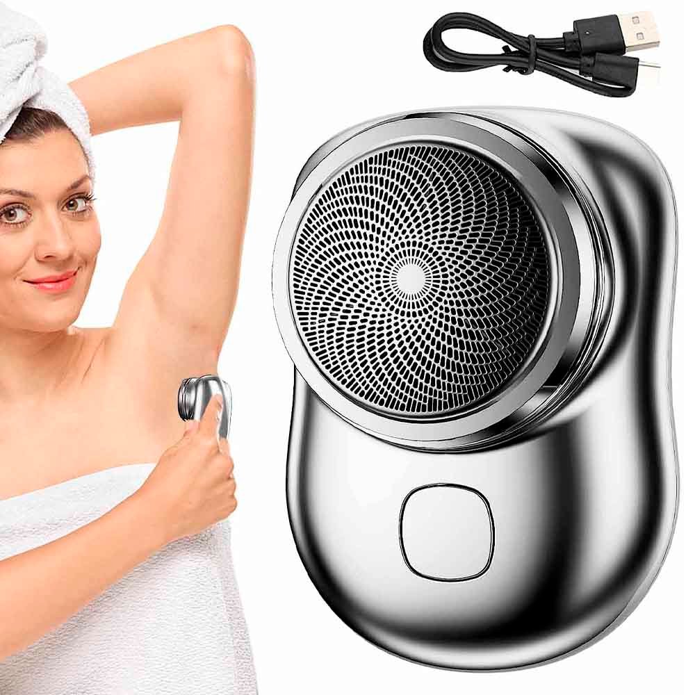 Barbeador Elétrico Portátil Recarregável - Imagem 5