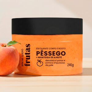 Esfoliante Facial Corporal Pêssego Manteiga de Karité