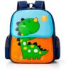 Mochila Infantil Escolar de Costas Divertida Aulas Passeio Modelo:Azul e Laranja