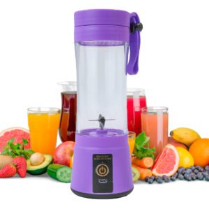Mini Liquidificador Juice Cup Portátil Elétrico Suco Cor:Lilás