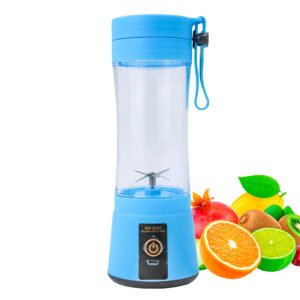 Mini Liquidificador Juice Cup Portátil Elétrico Suco Cor:Azul
