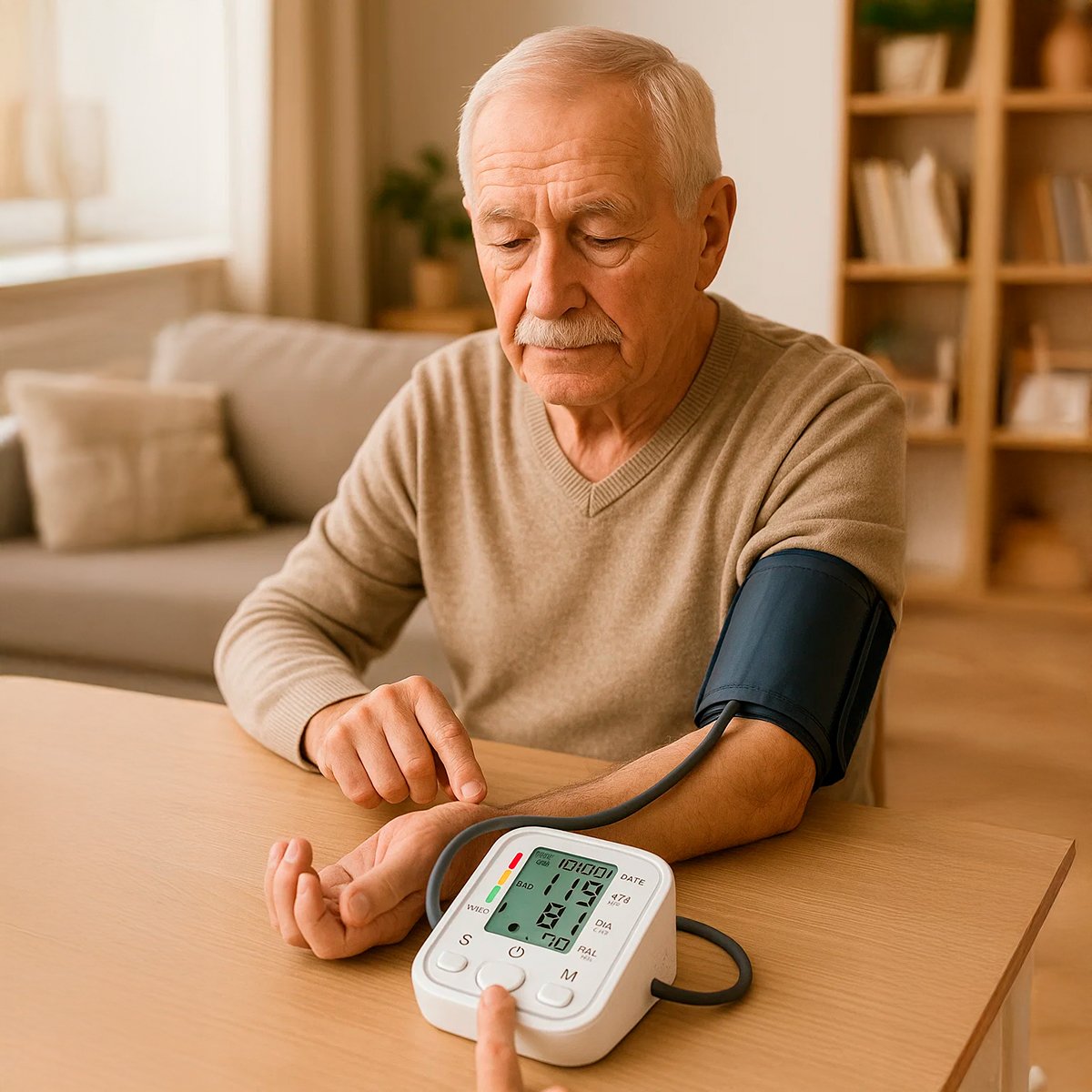 Monitor Digital Aparelho de Pressão Arterial Sanguínea - Imagem 7