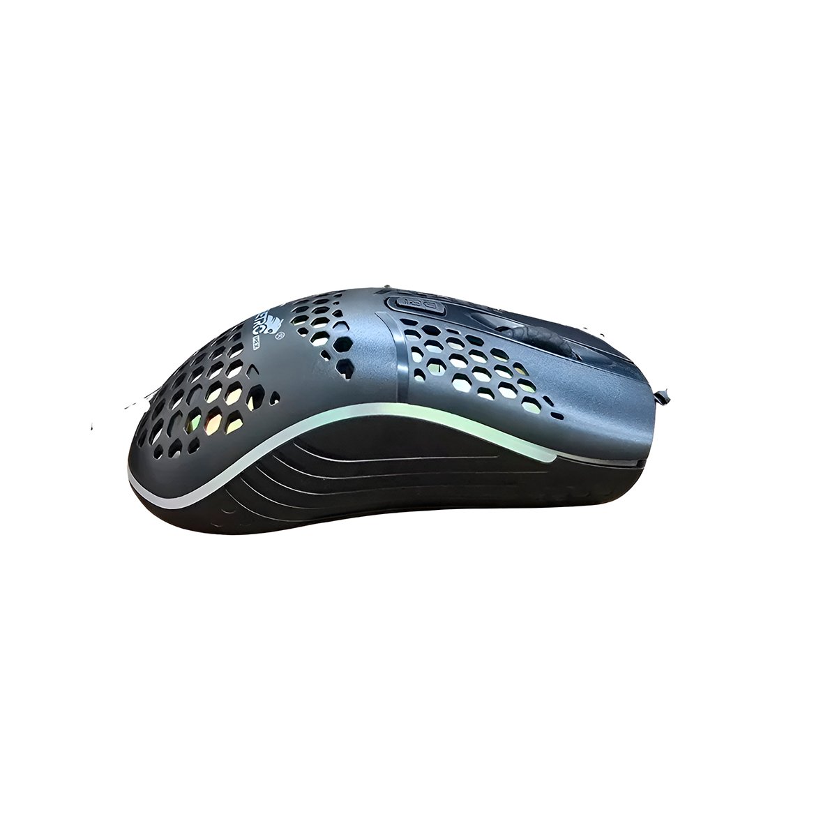 Mouse Gamer Luz LED com Fio Preto Informática Computador - Imagem 3