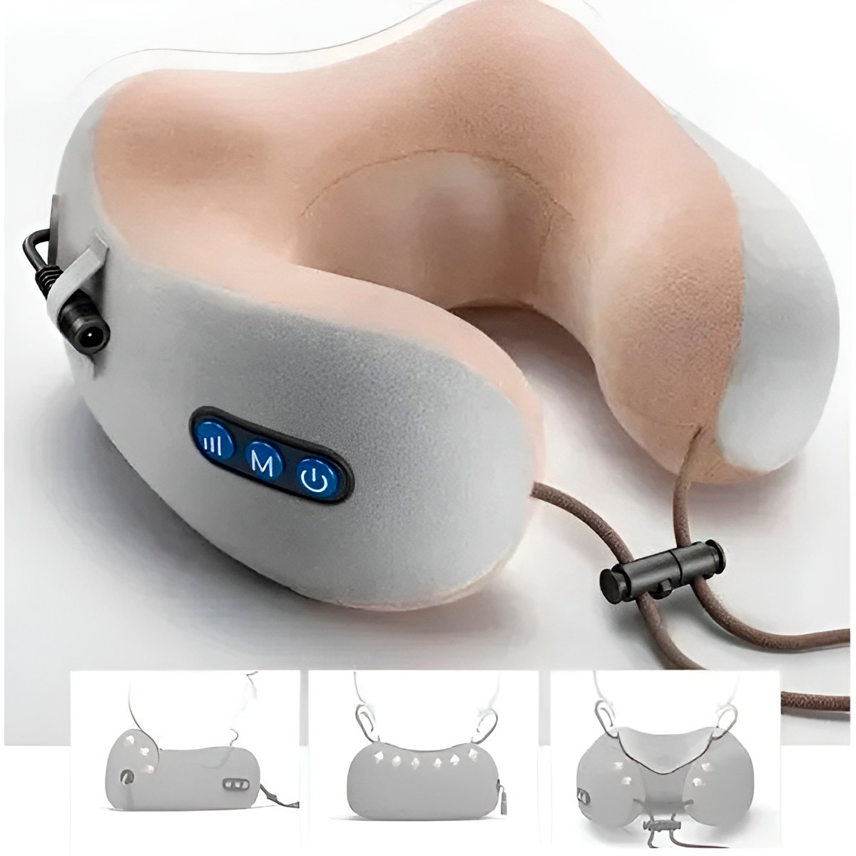 Travesseiro Almofada Massagem Pescoço Alivia Tensão