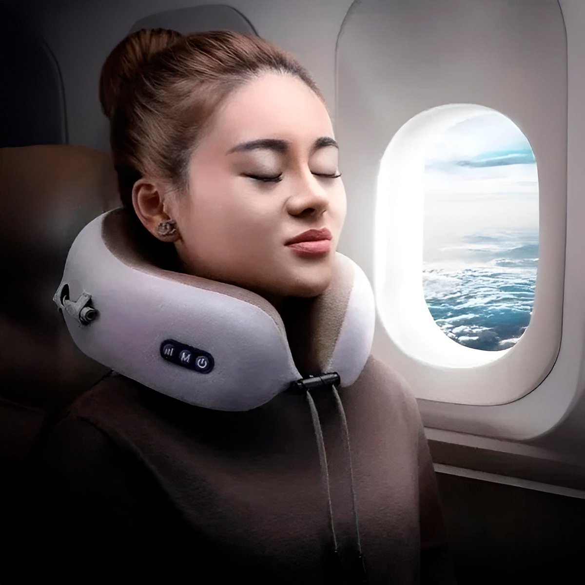 Travesseiro Almofada Massagem Pescoço Alivia Tensão - Imagem 4