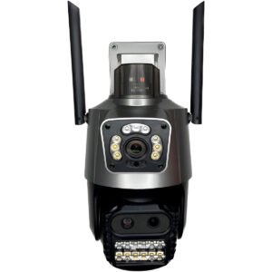 Câmera Externa Vigilância Lente Dupla Visão Noturna