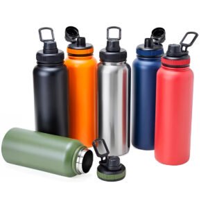 Garrafa Térmica Inoxidável 800ml Academia Hidratação Cor:Preto